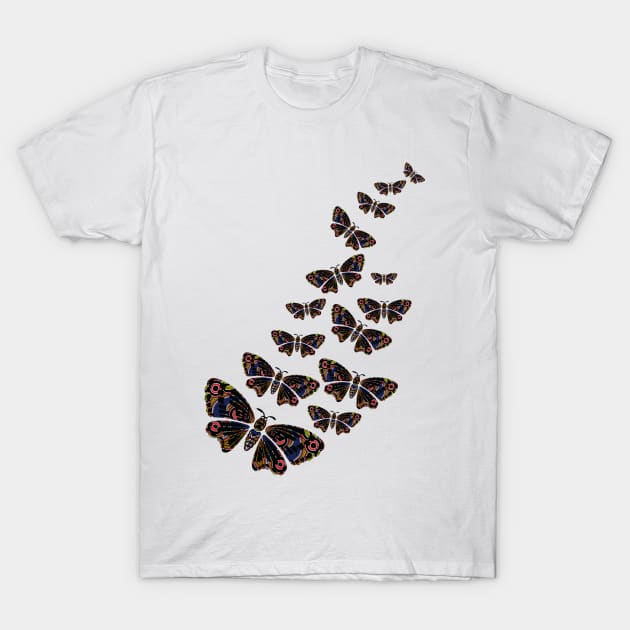 Aboriginal Art - Butterfly T-Shirt by hogartharts